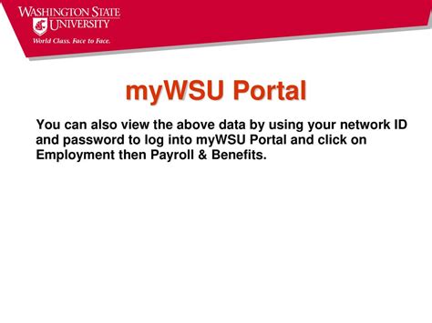 myWSU Portal Help .